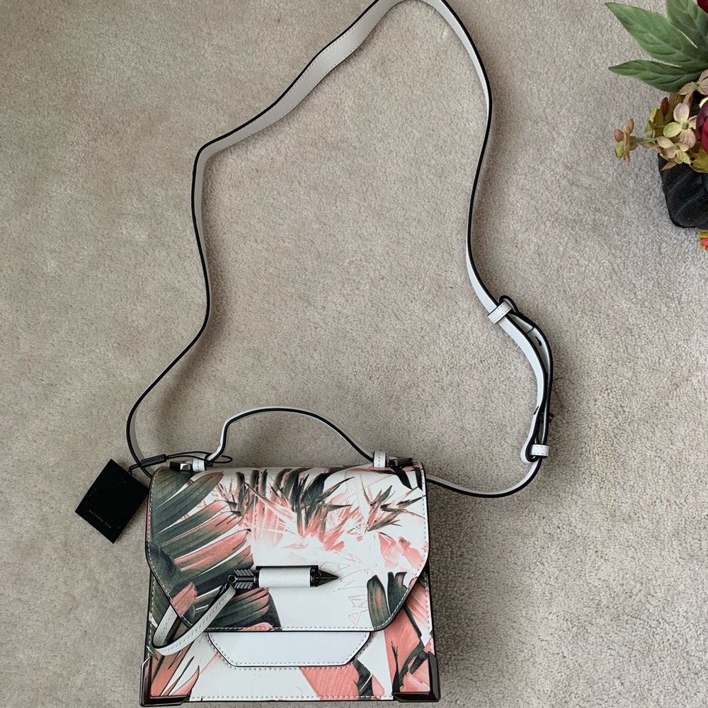 🆕  MACKAGE Keeley Satchel Crossback purse Large - Picture 3 of 8